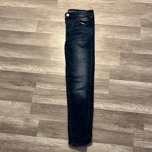 Dark blue/washed skinny jeans